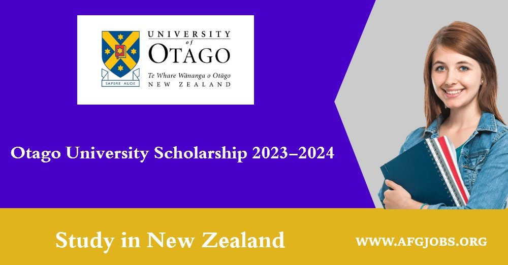 Otago University Scholarship 2023-2024